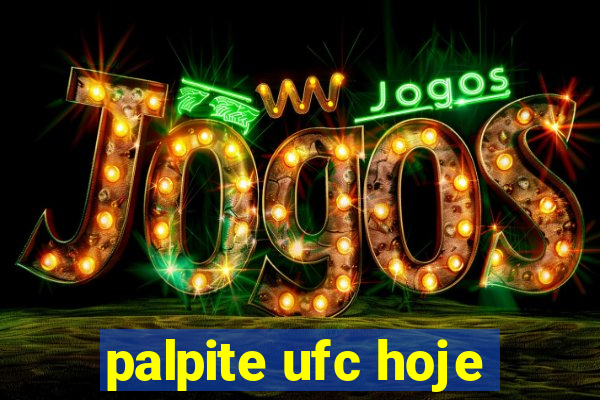 palpite ufc hoje